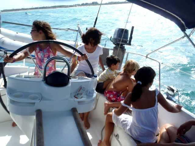 Disfrutando en familia